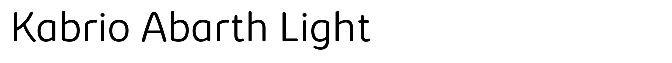 Kabrio Abarth Light image